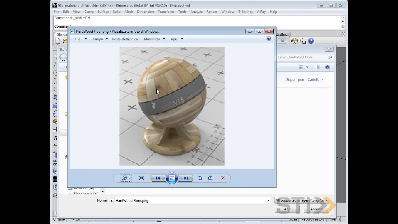 Videocorso V-Ray 1.5 per Rhinoceros - Lezione 12 - I canali dei V-Ray Materials