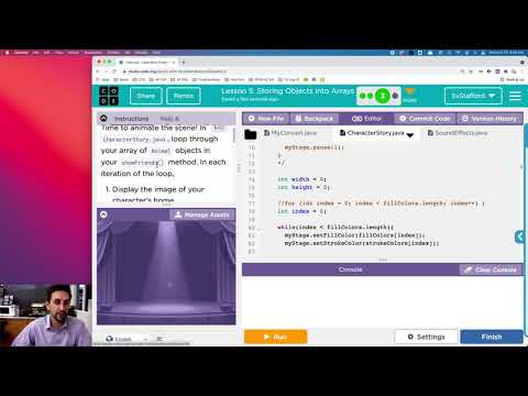Code.org AP CSA U3L5 Storing Objects into Arrays