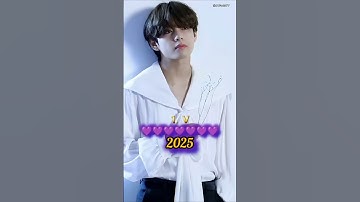 #(2017-2025)Aura of BTS "V" Most handsome man in the world🌏#ytshorts #V##bts#list
