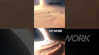 Recreating Hollywood's Most Accurate Black Hole #vfx# interstellar #cgi
