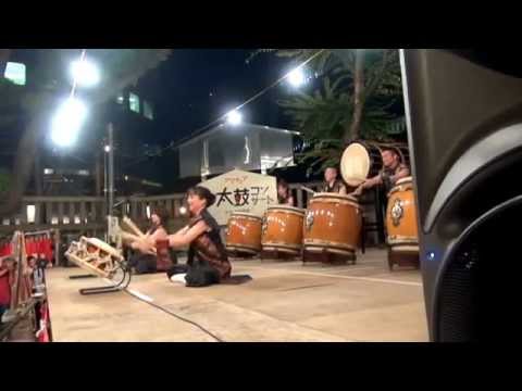 大江太鼓 奏／ ♪ のぞみ ♪（横からVer.）難波神社 氷室祭 和太鼓Fes.【2015.7.20】