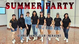 SUMMER PARTY //LINE DANCE // Choreo CAECILIA MARIA FATRUAN //GDC MERAUKE PAPUA SELATAN - INA