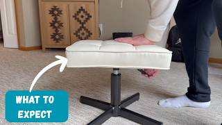 LUE BONA Adjustable Vanity Stool | What to Expect