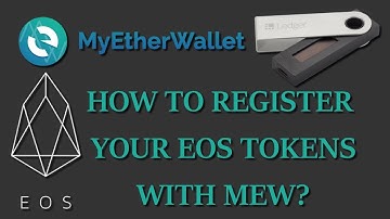 HOW TO REGISTER EOS TOKENS WITH MEW? | LEDGER NANO S