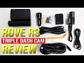 Rove R3 Triple Dash Cam Review (2K, HD, GPS, WIFI App, Night Vision, Park Monitor & Time Lapse)