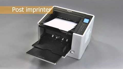 Panasonic KV-S2087 Introduction movie