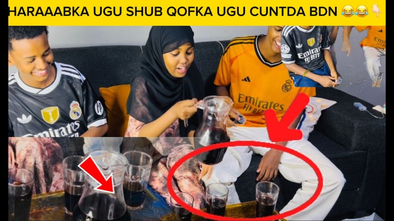 QOFKA UGU CUNATDA BDN BUYAH UGU SHUBA 😂😂||FUNNY CHALLANGE