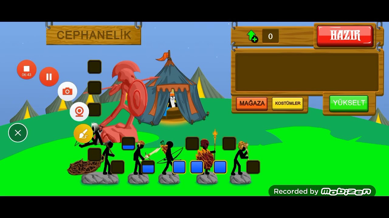 Stickwor oynuyorum 2 kutu açtım