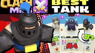 THE BEST TANK FOR YOUR DECK / TRIPLE TANK ACTION  | CLASH MINI screenshot 4