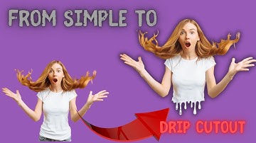 Drip Cutout Effect in Canva | Quick & Easy Canva Tutorial
