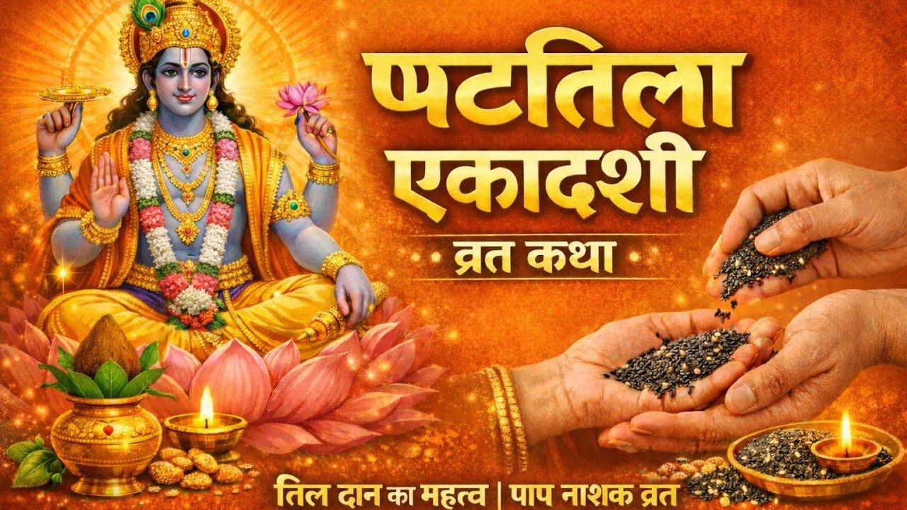 षटतिला एकादशी व्रत कथा | Shattila Ekadashi Vrat Katha | तिल दान का महत्व | Vishnu Bhakti