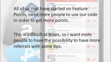 Start using Feature Points - How to Get Referrals - Tips, Tricks and Code !! UPDATE2016. + 6,000 p