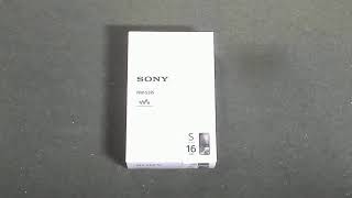 開封：ソニー SONY ウォークマン Sシリーズ 16GB NW-S315