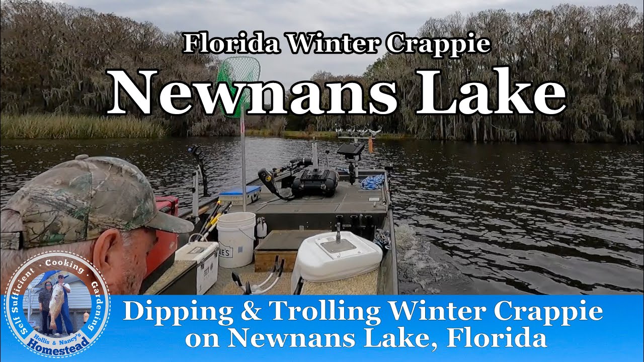 Dipping & Trolling Winter Crappie on Newnans Lake, Florida