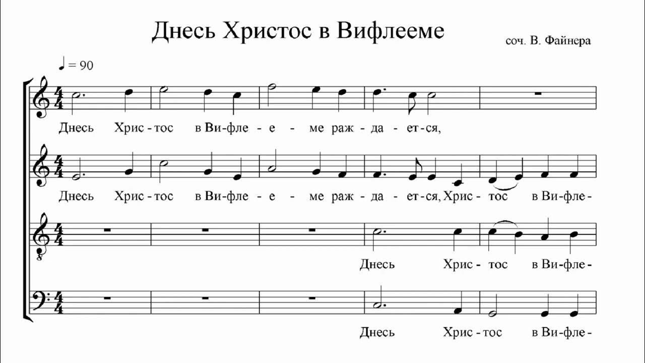 Днесь слушать. Днесь. Достойно есть Файнер Ноты. Еда днесь. Свете тихий Файнер 6 Ноты.