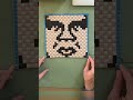 “Obey II” now available via dm. #pixelart #minecraftpixelart #mosaic #tiles #obey