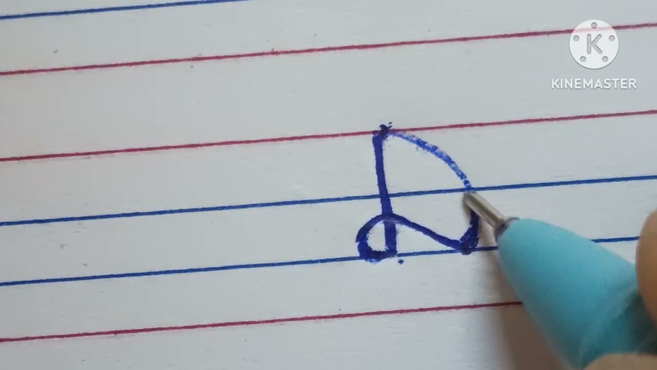 Beginner guide Capital Cursive D/ Learn Cursive # Beautiful handwriting 