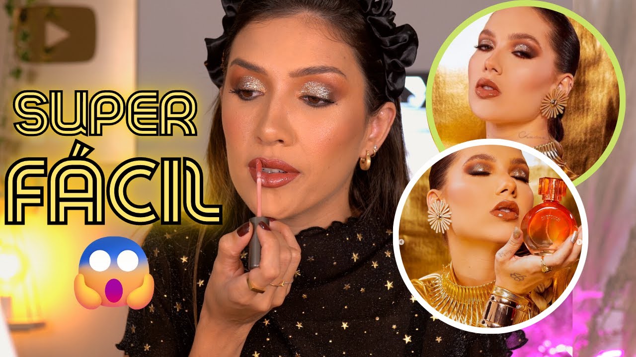 COPIEI a MAKE da VIRGINIA só com PRODUTOS BARATINHOS | TUTORIAL completo SUPER FÁCIL