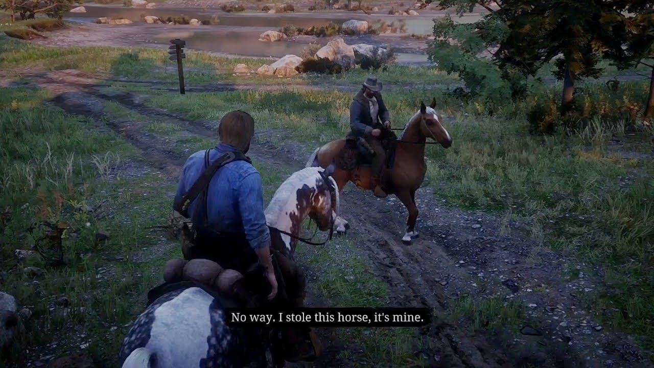 Man Admits that He Stole his Horse Red Dead Redemption 2 YouTube