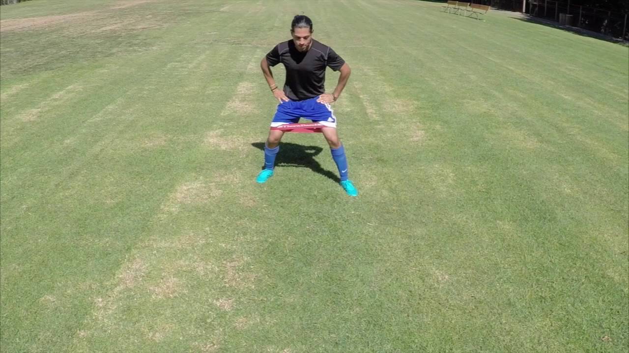 Soccer ACL Injury Prevention Exercise 7 Monster Walk YouTube