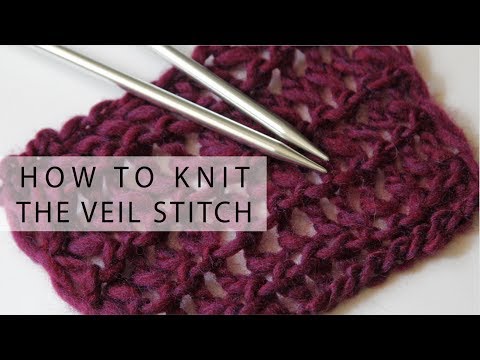 How to Knit the Veil Stitch | Hands Occupied