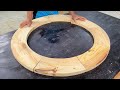 Amazing Woodworking Projects // Ideas Design Circular Coffee Table Very Creative And Easy