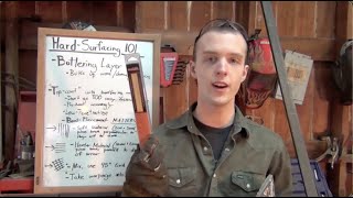 HARD SURFACING WELDS 101 - FREE WELDING LESSON FOR REPAIR OF HEAVY EQUIPMENT, FARM MACHINERY ETC