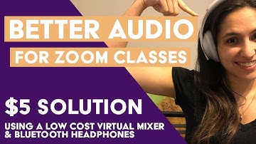 Better Audio for Zoom Dance/Fitness Classes: $5 Solution With a Virtual Mixer