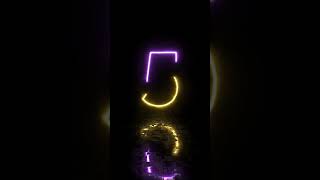 ⚡ 10 Sec Countdown | Royal Glow (Gold & Purple Timer)