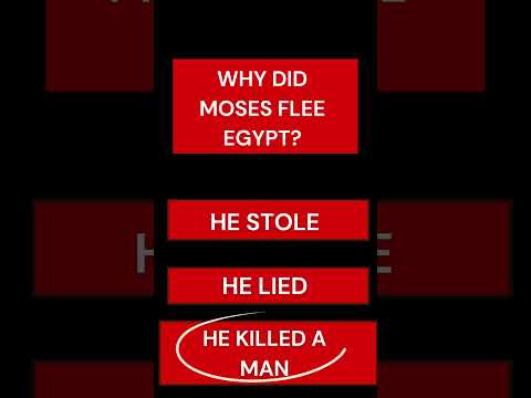 Bible Quiz: Life of Moses #Moses #biblequiz
