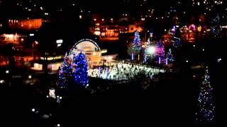 Skating at victoria park, london, ontario