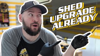 Shed Upgrade Maximize Floor Space French Cleats Done Right