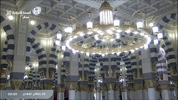 تلاوة صلاة التهجد الليلة التاسعة والعشرون من المسجد النبوي 28 رمضان 1441 | الشيخ علي الحذيفي