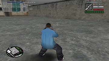 Custom crosshair always on screen test on SAMP A/D