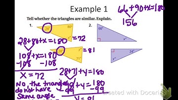 Math 3.4 Using Similar Triangles