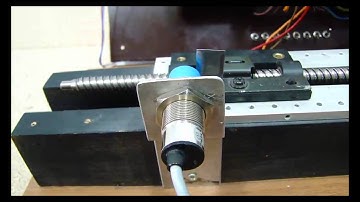 Inductive sensor in control system with PLC S7-200