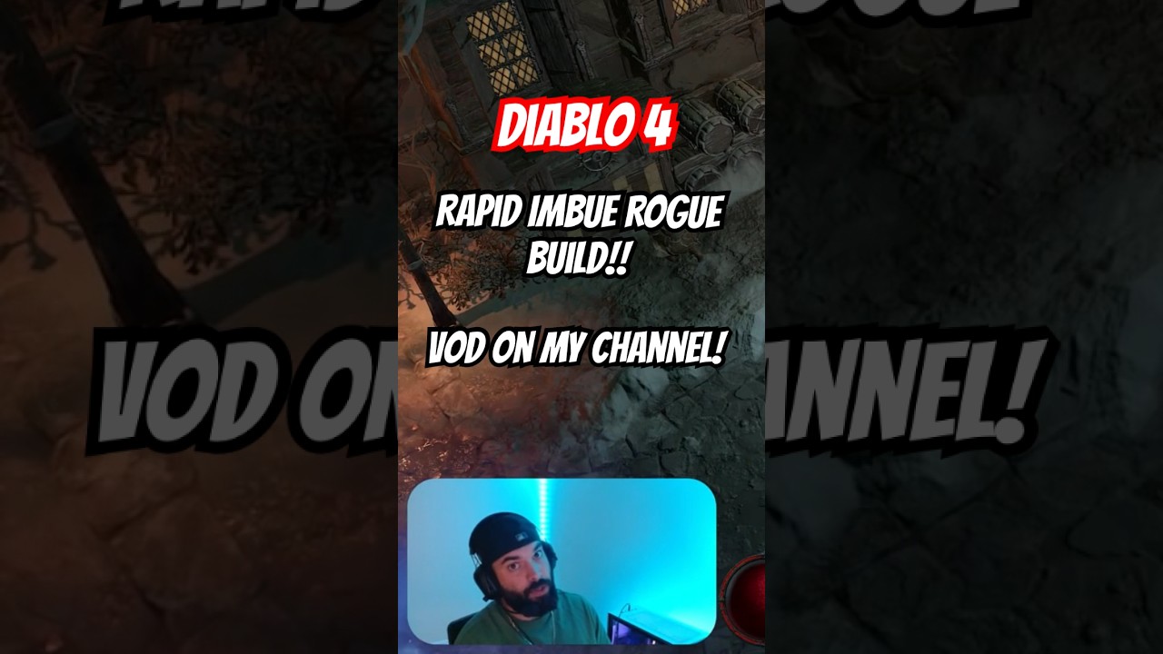 Diablo 4: New META Rogue Build On my Channel!