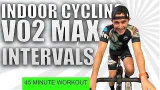 45 MINUTE SPIN CLASS FOR CYCLING TRAINING | Vo2 Max Intervals