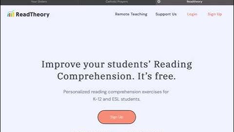 Joining a class in Readtheory!