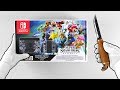 Super Smash Bros. Ultimate Nintendo Switch Console Unboxing (Limited Edition Bundle)