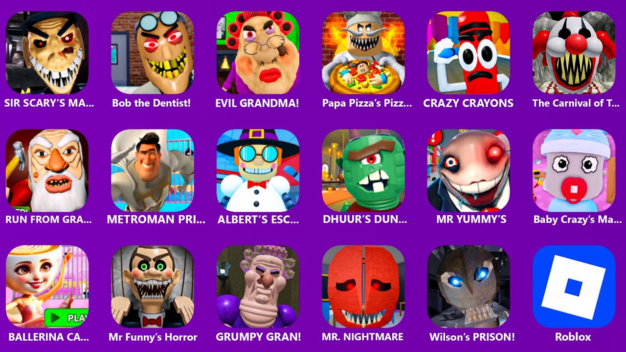 ROBLOX.PAPA PANCAKE’S HOUSE!.EVIL DENTIST ESCAPE!.BALLERINA CAPPUCCINA.METROMAN PRISON RUN!...