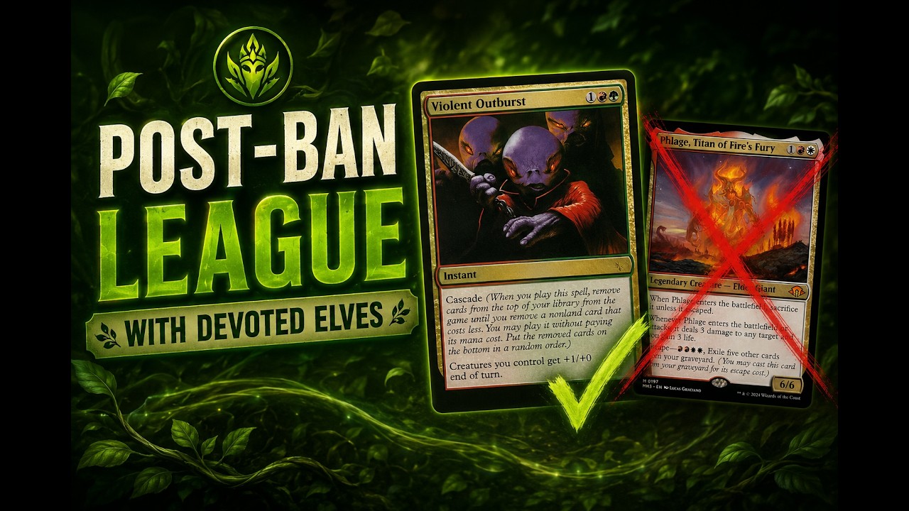 First post Ban League! (4-1) Devoted Elves | Modern - YouTube