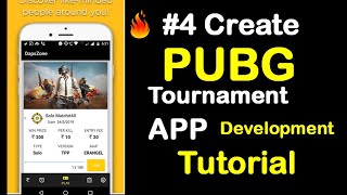How to create Pubg tournament 🎮 application // Full Tutorial Part 4 🔥 screenshot 5