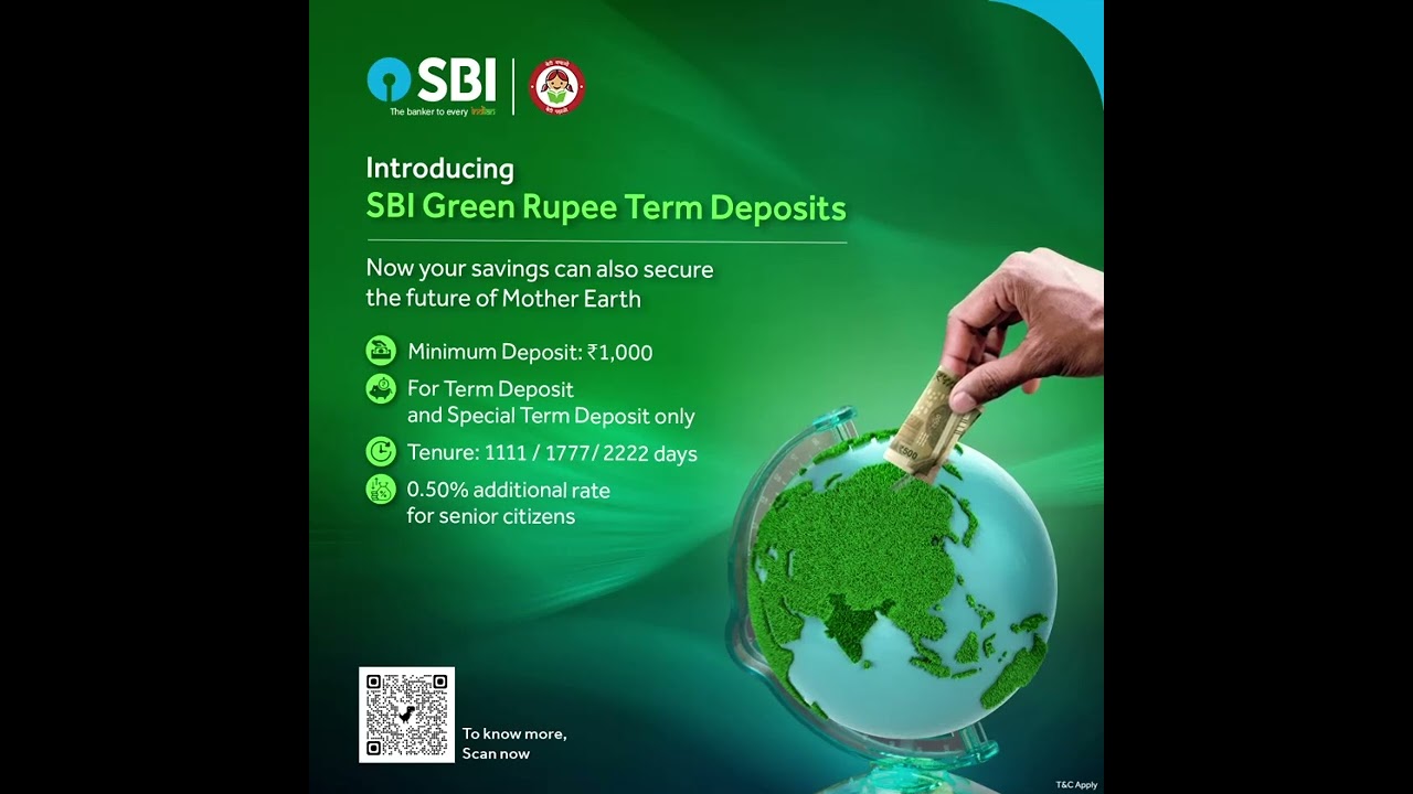 Choose SBI Green Rupee Term Deposit
