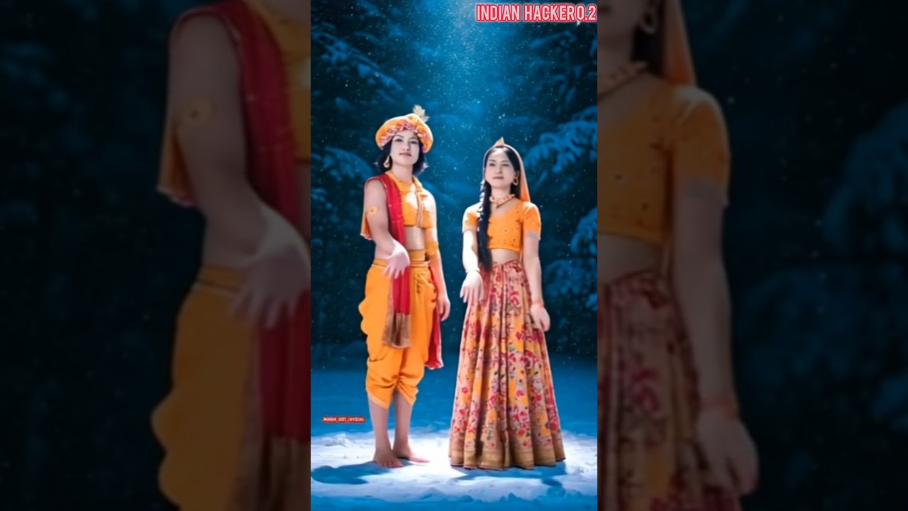 Radha Krishna Dance | Traditional Divine Performance | Spiritual Dance Video