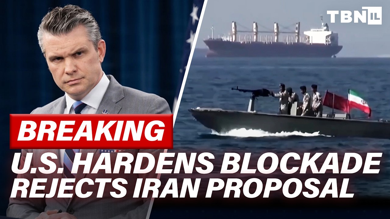 BREAKING: U.S. HARDENS Hormuz Blockade, REJECTS Iran Offer; IDF Raids Hezbollah | TBN Israel