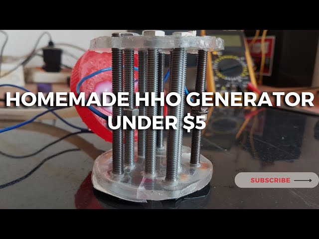 Making a Simple HHO Generator under 5$ 