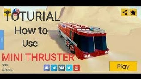 TUTORIAL how to use mini thruster mod (EVERTECH SANDBOX)
