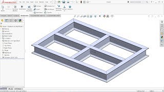Famous SolidWorks weldments Tutorial steel frame Profile