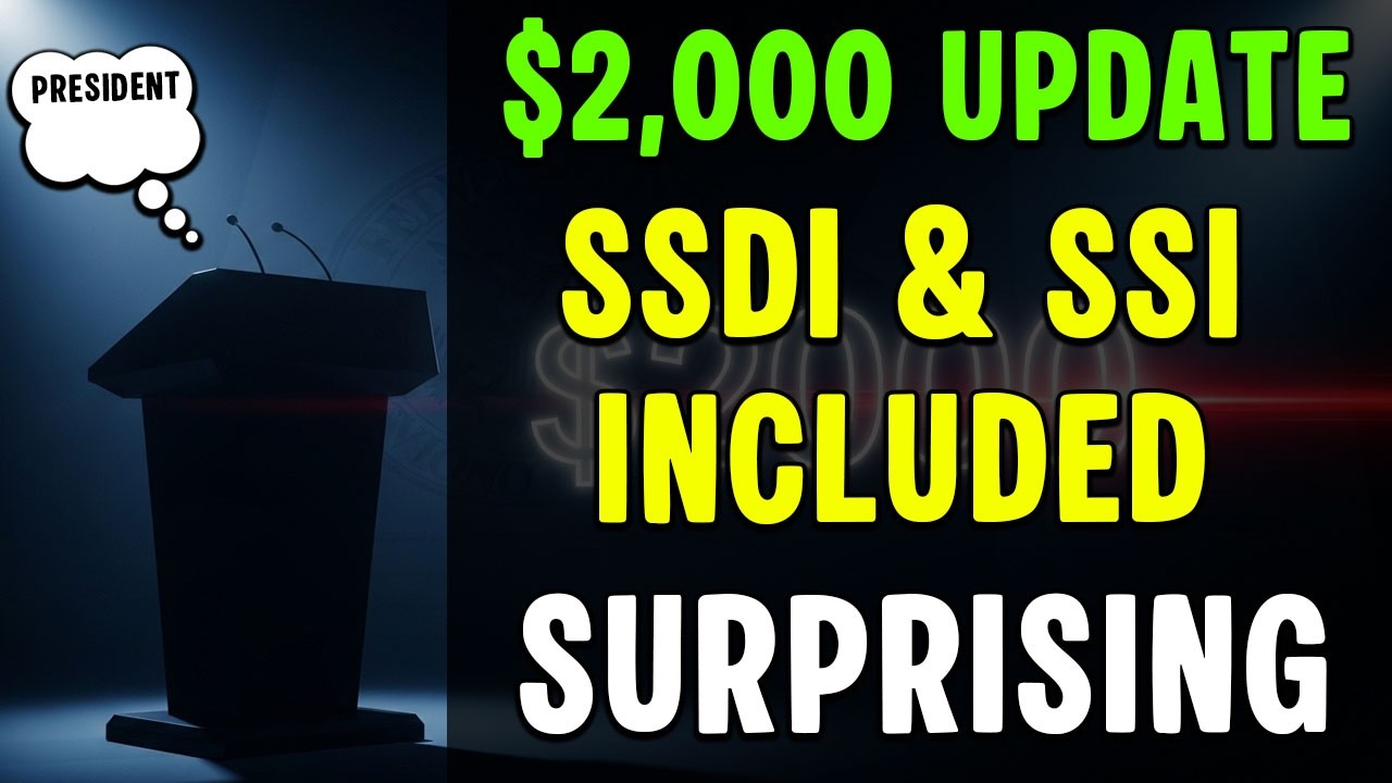 New $2,000 Stimulus Check from the President SSDI & SSI Included